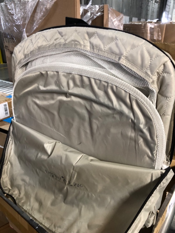 Photo 2 of Dream On Me Niche On The Go Portable Travel Pod with Backpack in Grey Grey With Backpack