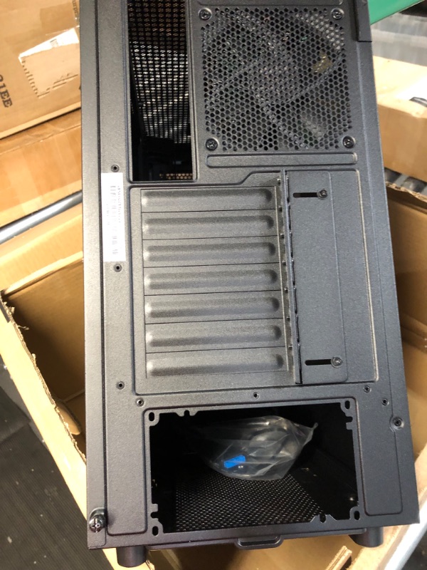 Photo 1 of NZXT H5 Flow Compact ATX Mid-Tower PC Gaming Case – High Airflow Perforated Front Panel – Tempered Glass Side Panel – Cable Management – 2 x 120mm Fans Included – 280mm Radiator Support – Black Black H5 Flow Non i-Series Case