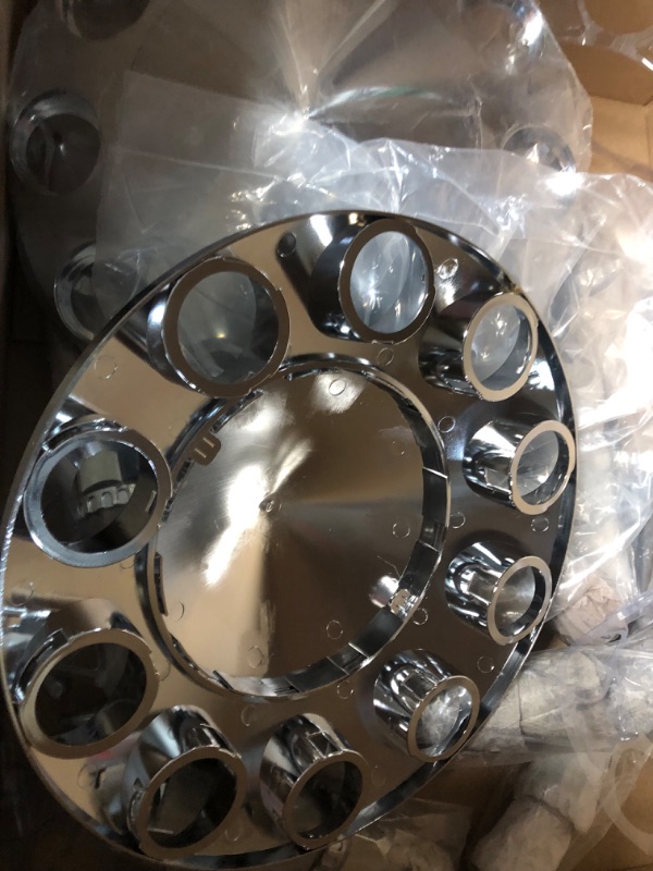 Photo 4 of **USED** XIUHUA ABS Chrome Plastic Front and Rear Axle Cover Full Kits FOR RV OR SEMI