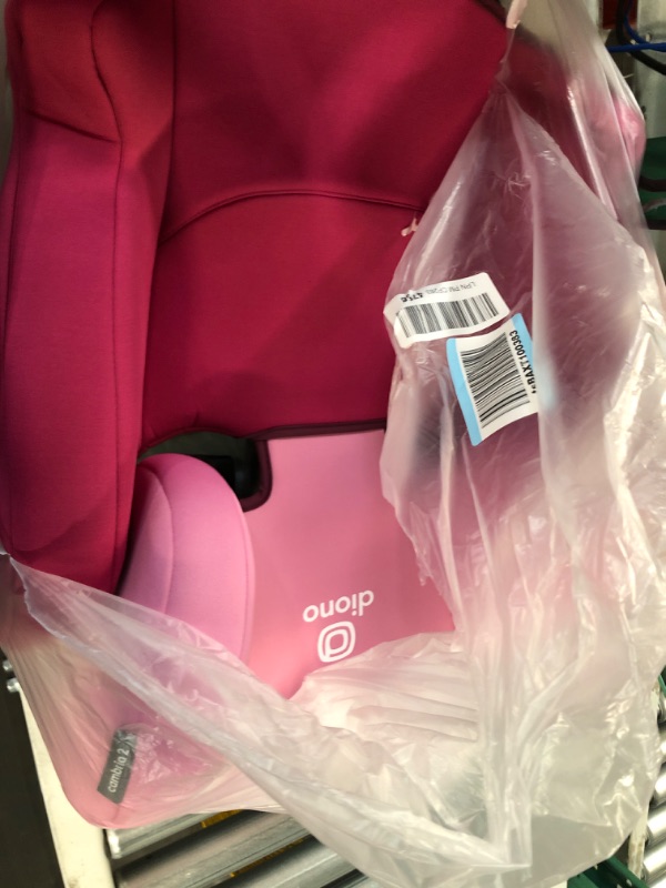 Photo 3 of *USED* Diono Cambria 2 XL, Dual Latch Connectors, 2-in-1 Belt Positioning Booster Seat, High-Back to Backless Booster with Space and Room to Grow, 8 Years 1 Booster Seat, Pink 2020 Pink