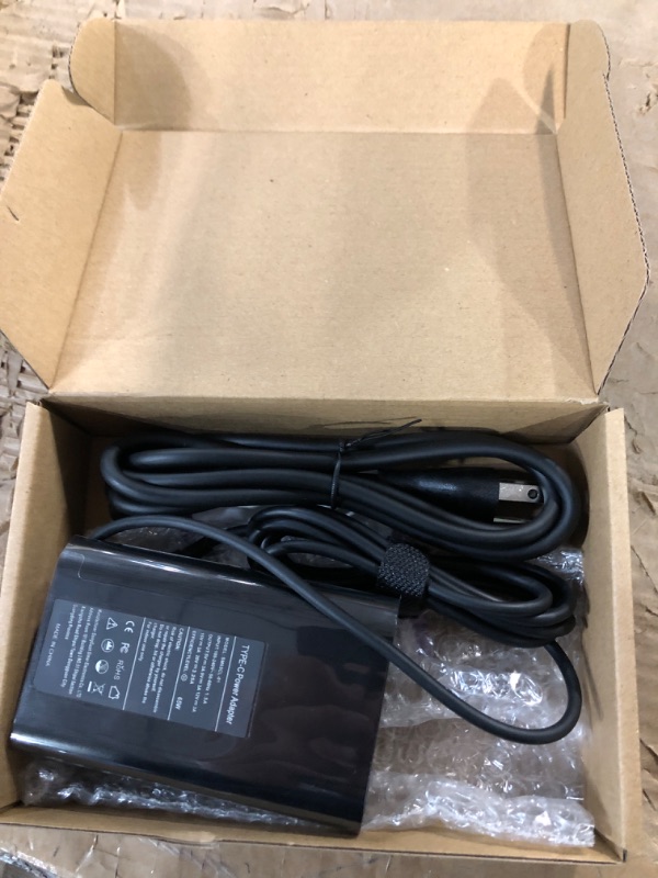 Photo 1 of 65W 45W for Dell USB C Charger Latitude 5420 5520 7320 7370 7420 Chromebook 3100 5190 XPS 13 9350 9360 9370 Type C Adapter LA65NM170 HA65NM170 02YK0F 0M1WCF Power Cord Dell Laptop Charger Replacement