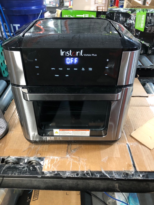 Photo 2 of [FOR PARTS, READ NOTES]
Instant Vortex Plus Air Fryer Oven 7 in 1 with Rotisserie, with 6-Piece Pyrex Littles Cookware