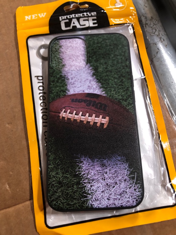 Photo 2 of **NEW OPEN FOR INSPECTION**
Phone Case with Football Elements Compatible with iPhone 14 Case