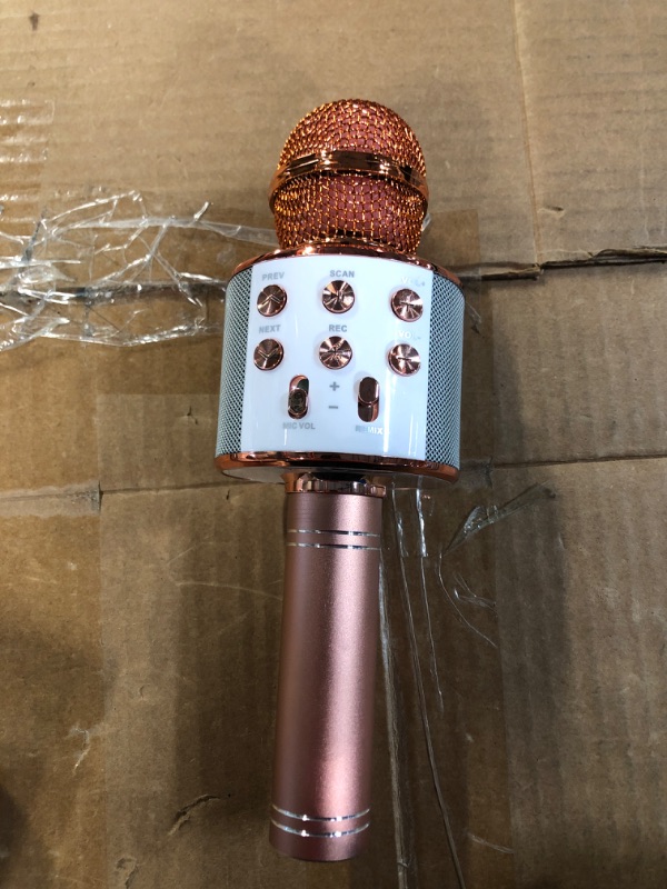 Photo 2 of **UNABLE TO TEST**
GIFTMIC Kids Microphone  (Rose Gold)