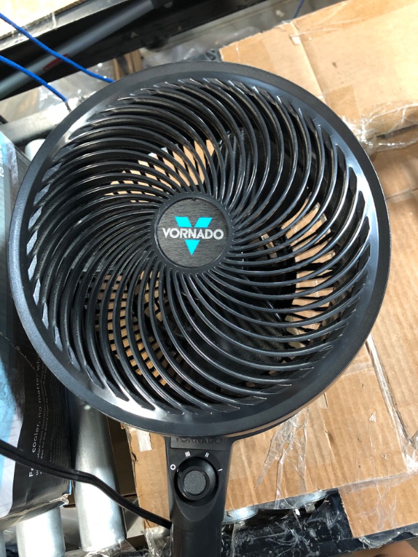 Photo 2 of **USED BUT LOOKS NEW**
Vornado 683 Medium Pedestal Whole Room Air Circulator Fan, 3 Speed Control, Adjustable Standing Height, 32 to 38 Inches, Black