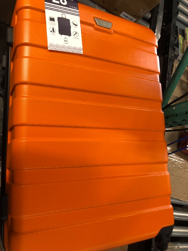 Photo 2 of **NEW**
Coolife Luggage 3 Piece Set Suitcase Spinner Hardshell Lightweight TSA Lock 4 Piece Set orange