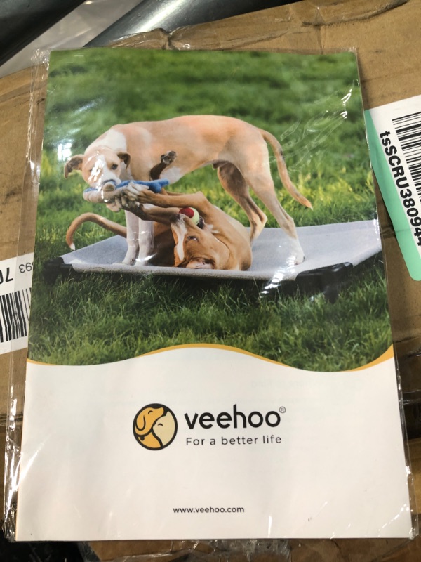 Photo 1 of **MISSING LEGS**
Veehoo Cooling Elevated Dog Bed,  Large Beige Coffee-Mesh