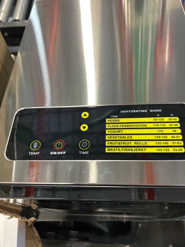 Photo 4 of **NEW OPEN FOR INSPECTION**
Colzer Food Dehydrator Machine(67 Free Recipes) 8 Stainless Steel Trays Adjustable Thermostat Digital Food Dehydrator