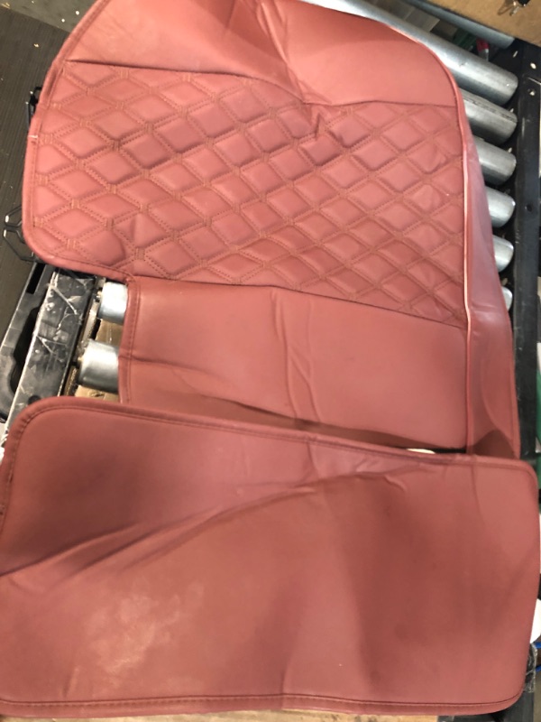 Photo 1 of (USED) **STOCK IMAGE FOR REFERENCE ONLY**
Black Panther Car Seat Cover, Luxury Car Protector, Universal Anti-Slip Driver Seat Cover with Backrest(1 Piece, Red Wine)