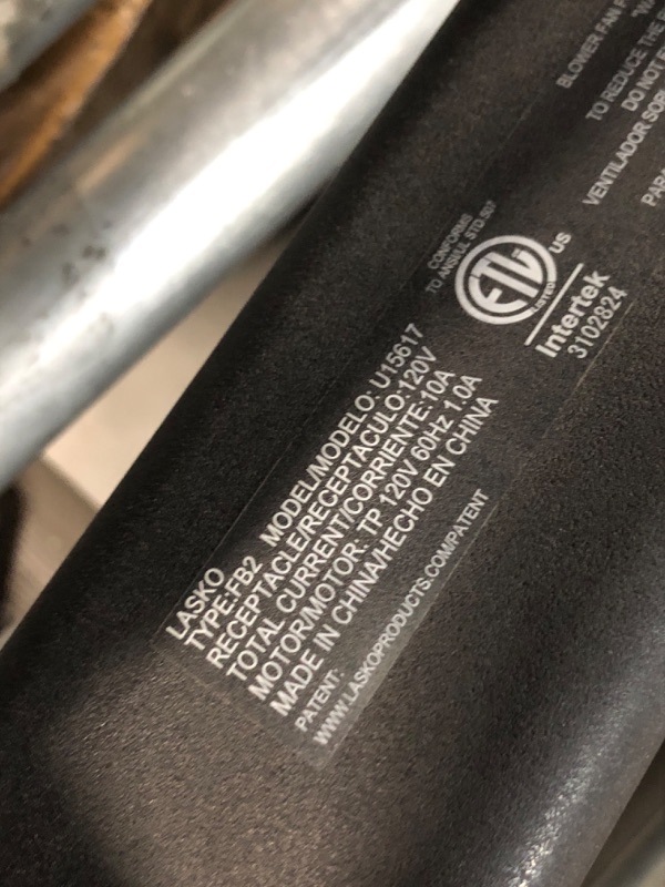 Photo 1 of **NEW- TURNS ON**
Lasko High Velocity Pro-Performance Pivoting Utility Fan 