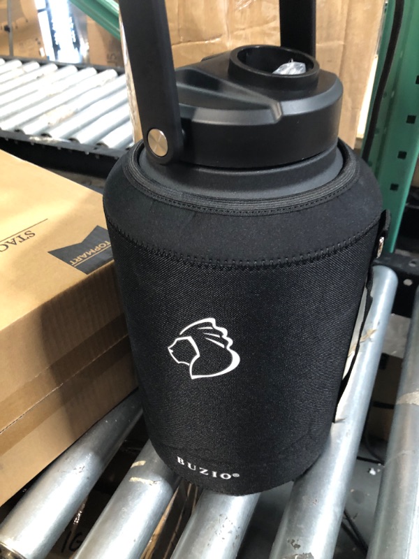 Photo 2 of **NEW OPEN FOR INSPECTION**
BUZIO Half Gallon Insulated Water Bottle Black 1.5GALLON