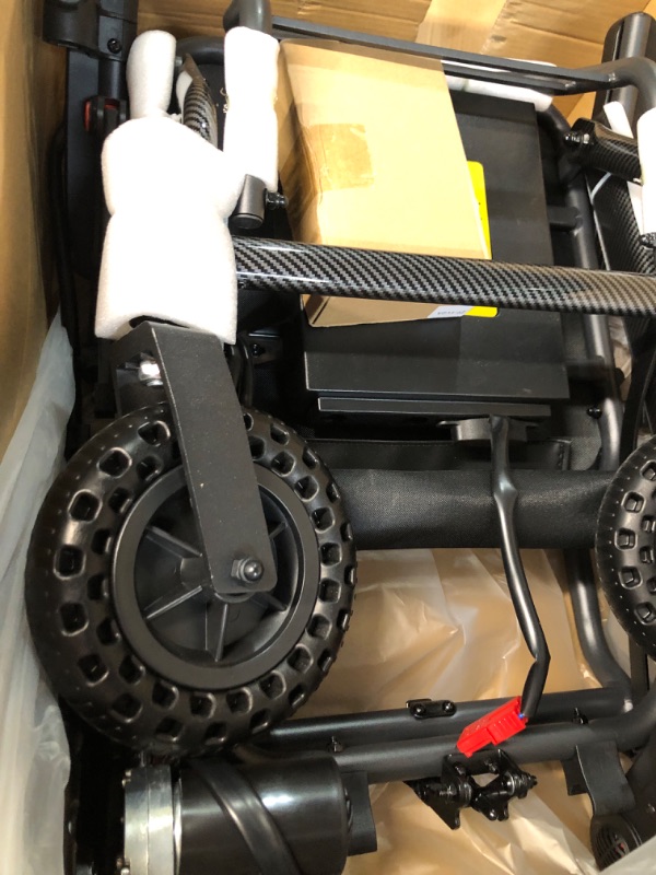 Photo 7 of (PARTS ONLY)Lightweight Electric Wheelchairs for Adults- Travel Size - Airline Approved - Foldable Electric Power Wheelchair Support 220lbs, Motorized Wheelchairs for Seniors
