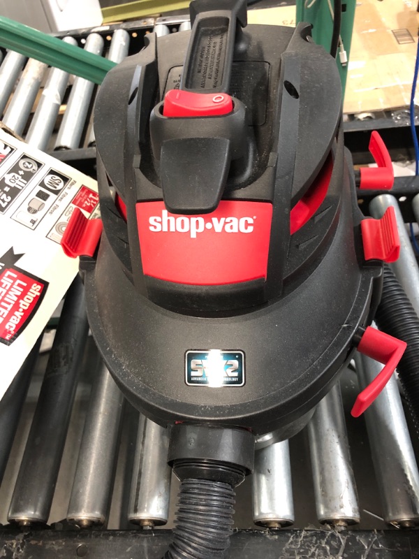 Photo 2 of **HAS BEEN USED- LOOSE HARDWARE**
Shop-Vac 5 Gallon 3.5 Peak HP Wet/Dry Vacuum,