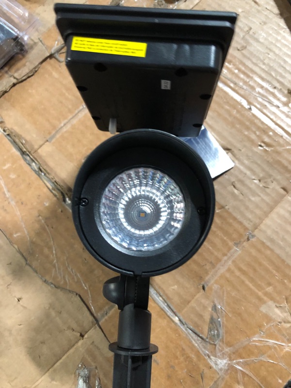 Photo 1 of **STOCK IMAGE FOR REFERENCE ONLY**
Harbor Breeze 120-Lumen Black Solar LED Flood Light
