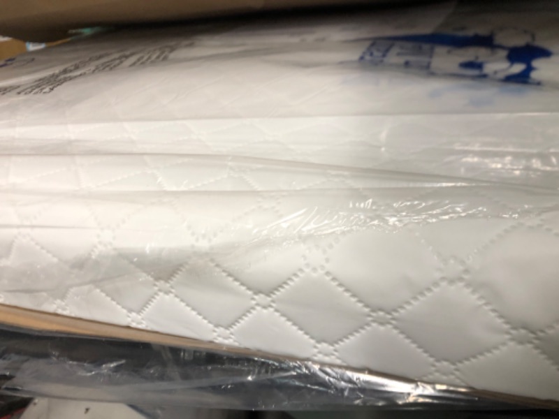 Photo 3 of **NEW OPEN FOR INSPECTION**
Dream On Me Holly 3” Fiber Portable, Greenguard Gold Certified, Waterproof Vinyl Cover, Lightweight Mini Crib Mattress, White