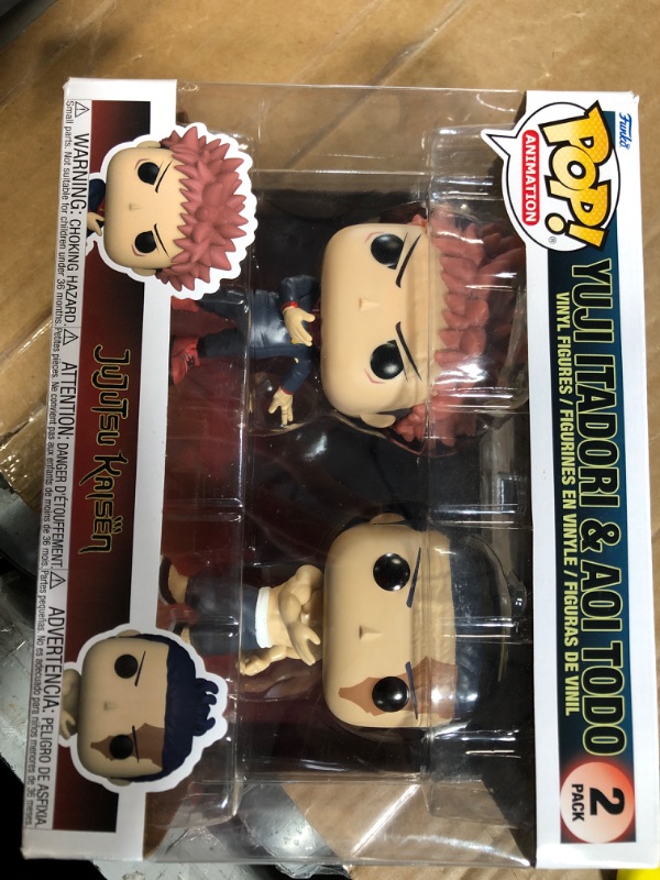 Photo 2 of Funko! Pop Animation: Jujutsu Kaisen - Yuji Itadori & Aoi Todo, 2-Pack