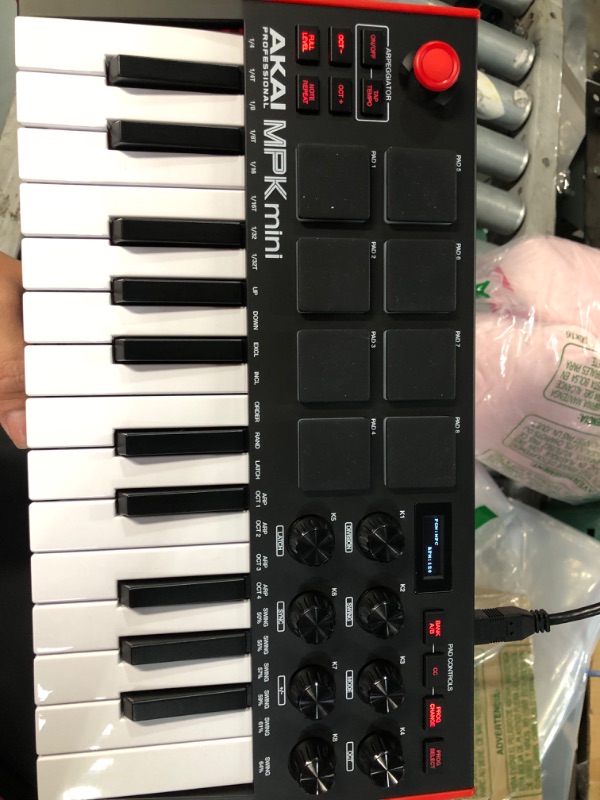 Photo 1 of Recording Studio Package - Akai Professional MPK Mini MK3 USB MIDI Keyboard Controller and M-Audio AIR 192I4 Audio Interface, with Production Software Standard with Audio Interface