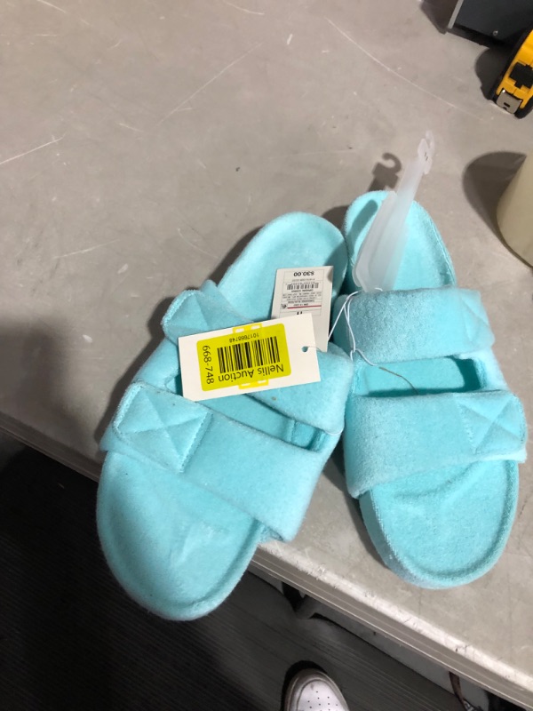 Photo 3 of (USED) Women's Remi Platform Slide Sandals - a New Day Turquoise Blue 11