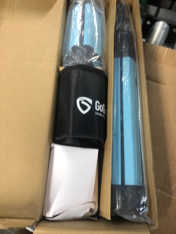 Photo 1 of **NON-FUNCTIONAL, PARTS ONLY** gogonova Rechargeable Work Light with Stand, Cordless Work Light with Triple LED Lamps 57 in