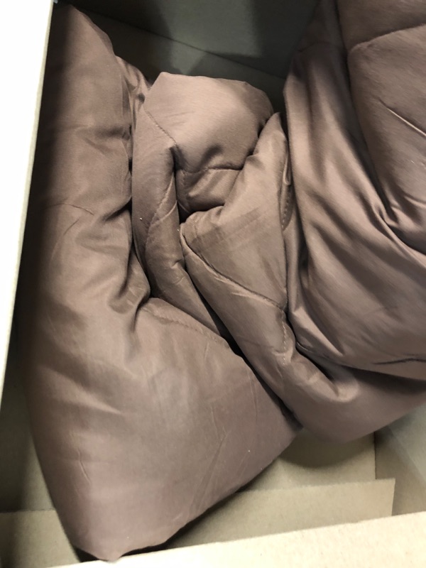 Photo 2 of **STOCK PHOTO FOR REFERENCE ONLY**
Amazon Basics Ultra-Soft Micromink Sherpa Blanket, Chocolate 