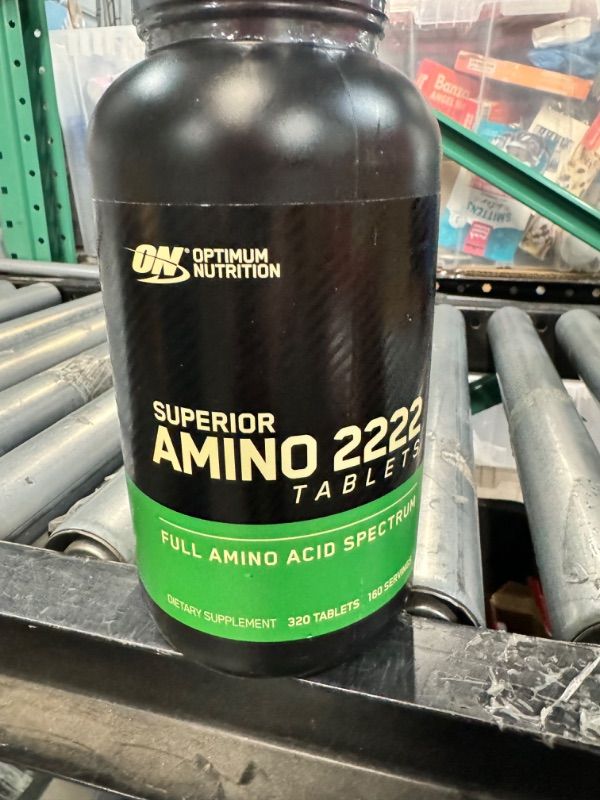 Photo 2 of (EX 11/23)Optimum Nutrition Superior Amino 2222 Tablets, 320 Count