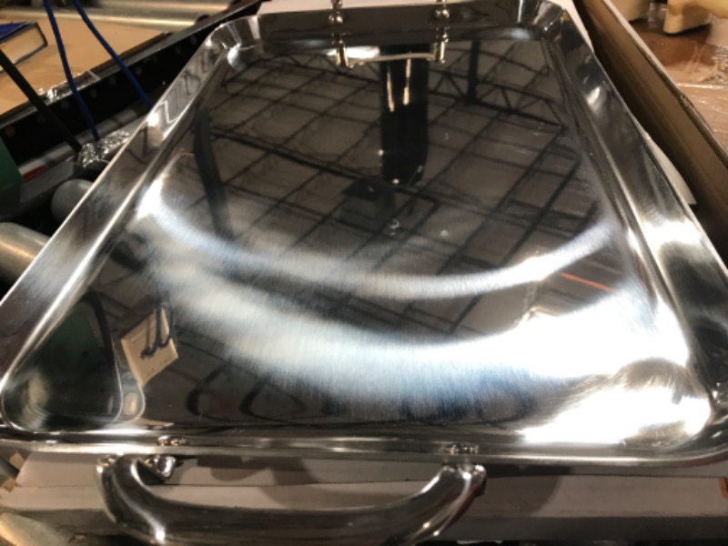 Photo 4 of **NEW, OPENED FOR INSPECTION**
Chef's Secret Stainless Steel Double Griddle, 18 Inches by 11 Inches, Ideal for Grilling