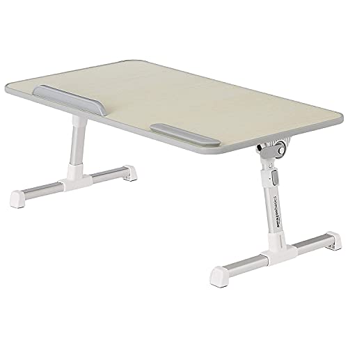 Photo 1 of Amazon Basics Adjustable Tray Table Lap Desk Fits up to 17-Inch Laptop, Medium, 12"x20"
