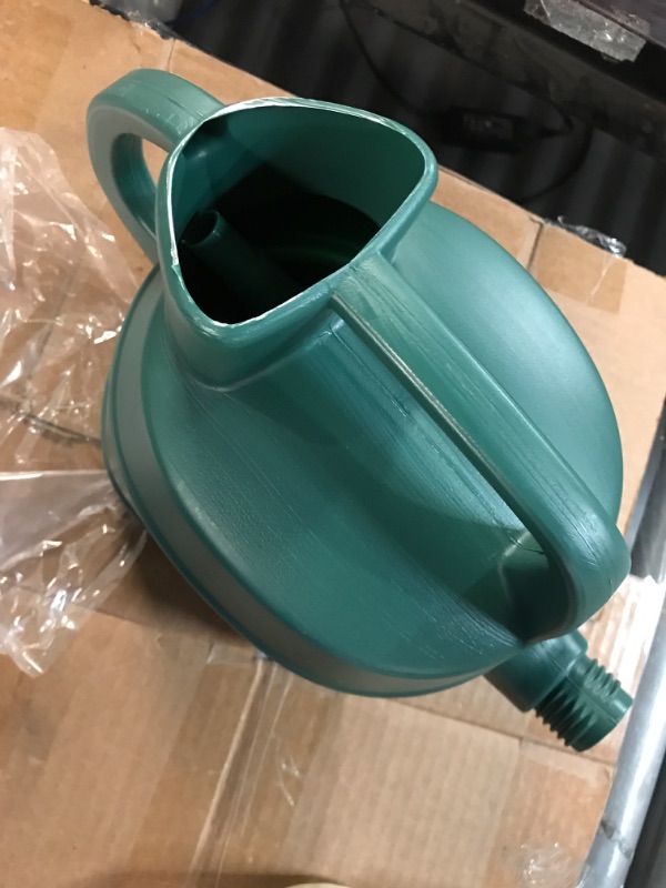 Photo 2 of **NEW, OPENED FOR INSPECTION**
1 Gallon Watering Can -Dark Green- PACK OF 2 