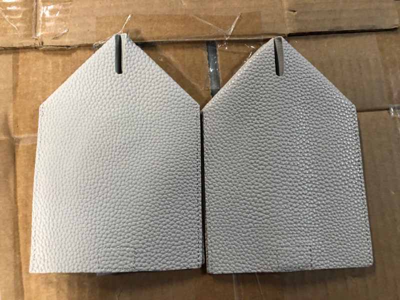 Photo 1 of **NEW, OPENED FOR INSPECTION**
Tissue Box Cover, WONGYEE Modern Square Tissue Box Organizer,2 Pack PU Leather Tissue Box Holder- 5X5X5'' | Pastel Grey