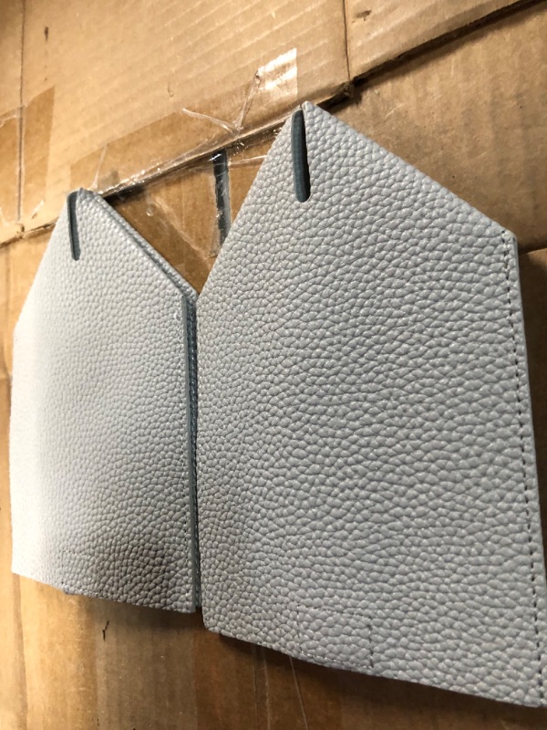 Photo 1 of **NEW, OPENED FOR INSPECTION**
Tissue Box Cover, WONGYEE Modern Square Tissue Box Organizer,2 Pack PU Leather Tissue Box Holder- 5X5X5'' | Pastel Grey