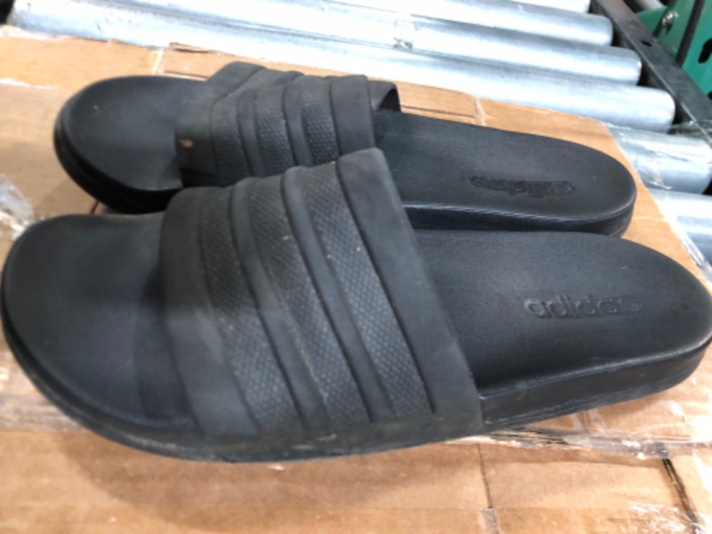 Photo 4 of **HAS BEEN USED**
adidas Unisex-Adult Adilette Slide Sandal Black- size 9 