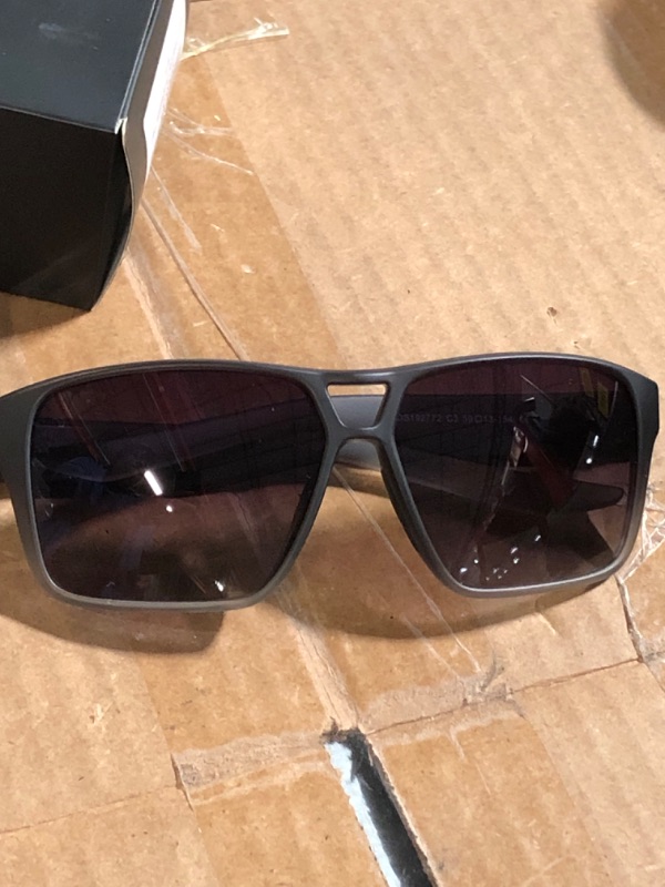 Photo 2 of **NEW, OPENED FOR INSPECTION**
Dollger Polarized Sports Rectangle Sunglasses Men UV400 Wrap Around Unbreakable Frame Cycling Fishing Shades Sun Glasses Black