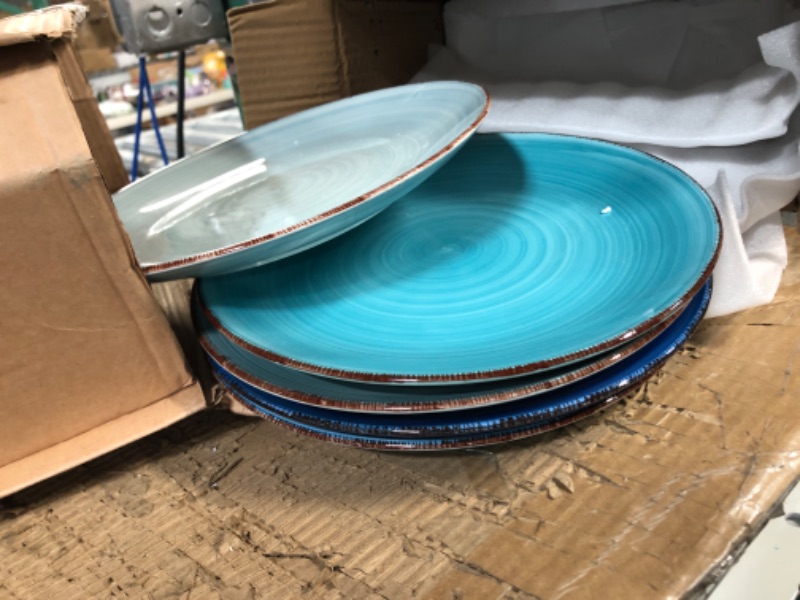 Photo 4 of 5 PLATES ONLY**** vancasso Bonita Dinner Plate Set, 10.5 Inch Ceramic Plates, Colorful Salad Plates set of 5