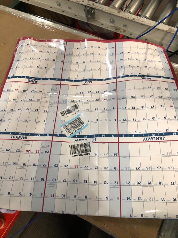 Photo 1 of AT-A-GLANCE 2023-2024 Erasable Calendar, Dry Erase Wall Planner, 24" x 36", Large, Academic & Regular Year, Double Sided, Vertical (PM210S2824) LG - Vertical 2024 New Edition