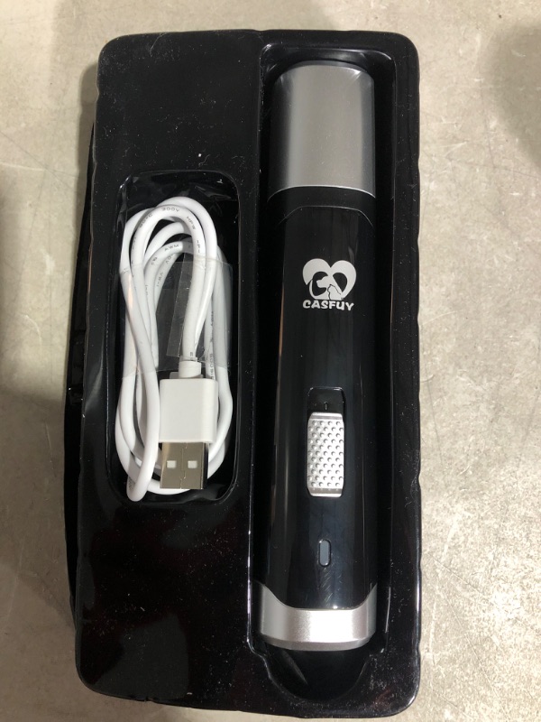 Photo 2 of * used *
Casfuy Dog Nail Grinder Upgraded - Professional 2-Speed Electric Rechargeable Pet Nail Trimmer Painless Paws 