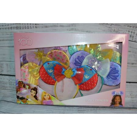 Photo 1 of Disney 100th Anniversary - Disney Princess 5 Piece Mickey Ears Headband Box Set