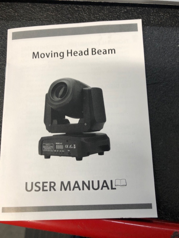 Photo 5 of (USED AND MISSING REMOTE) U`King 85W Moving Head DJ Lights, Rotating LED Spot Lights with 7 Gobos, 3 Prism Moving Head Stage Lighting by DMX and Sound Activated Control 