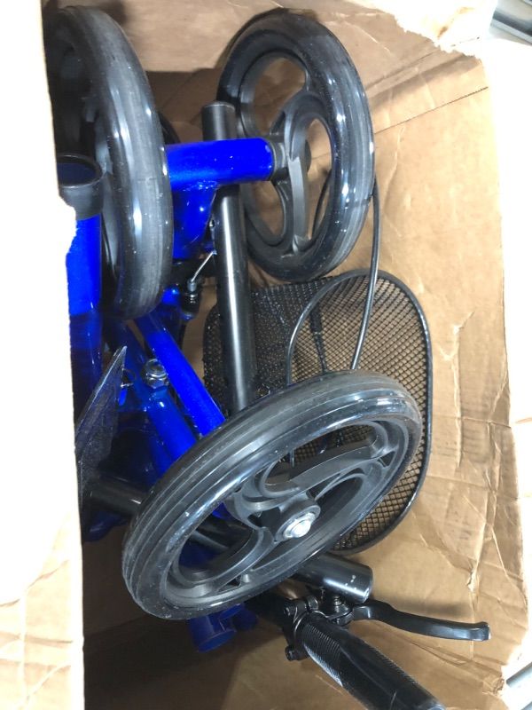 Photo 4 of  Knee Scooter With Basket Blue