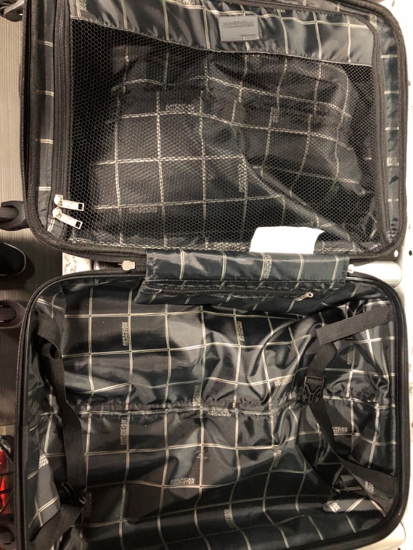 Photo 4 of (USED/See Notes) American Tourister Moonlight Hardside Expandable Luggage with Spinner Wheels, Anthracite, Carry-On 21-Inch