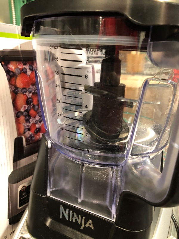 Photo 3 of (USED/See Notes) Ninja Professional Plus Kitchen System, 72-oz.* Blender Pitcher, 64-oz. Processor Bowl, (1) 24-oz. single serve cup (1) 16-oz. single serve cup.