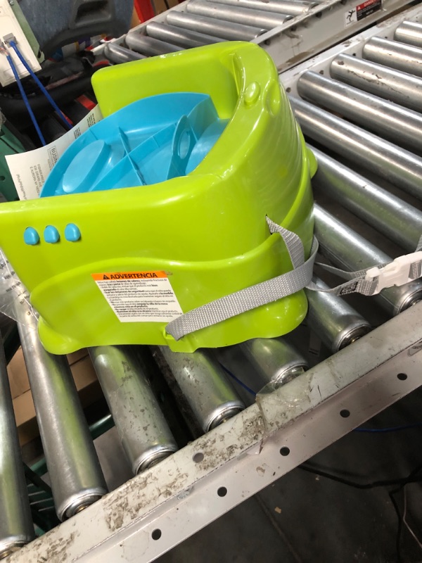 Photo 1 of (USED) Fisher-Price Portable Toddler Booster Seat, with Dishwasher Safe Tray, Blue/Green