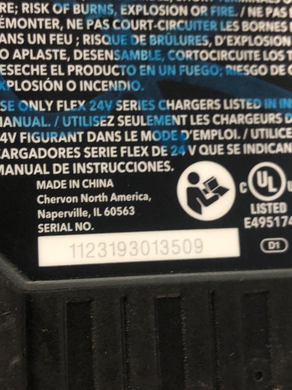 Photo 1 of **SEE NOTES**
FLEX 24-volt 1/4-in Variable Speed Brushless Cordless Impact Driver with battery 