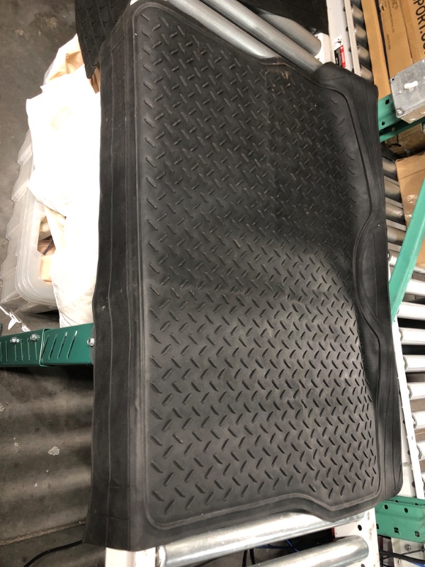 Photo 2 of (USED/SEE NOTES)BDK-MT-785 Heavy Duty Cargo Liner Floor Mat Trunk Protection, Trimmable to Fit, Black
