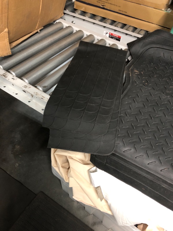 Photo 3 of (USED/SEE NOTES)BDK-MT-785 Heavy Duty Cargo Liner Floor Mat Trunk Protection, Trimmable to Fit, Black