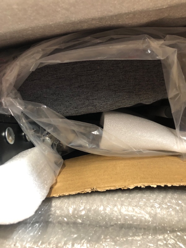 Photo 1 of **MAJOR DAMAGE**
 Office Chair, Grey with lumbar support