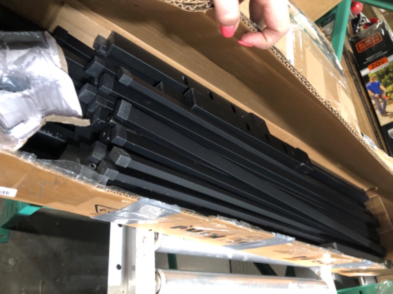 Photo 1 of (Stock photo for reference only-see notes) California King Steel Bed Frame, Black
