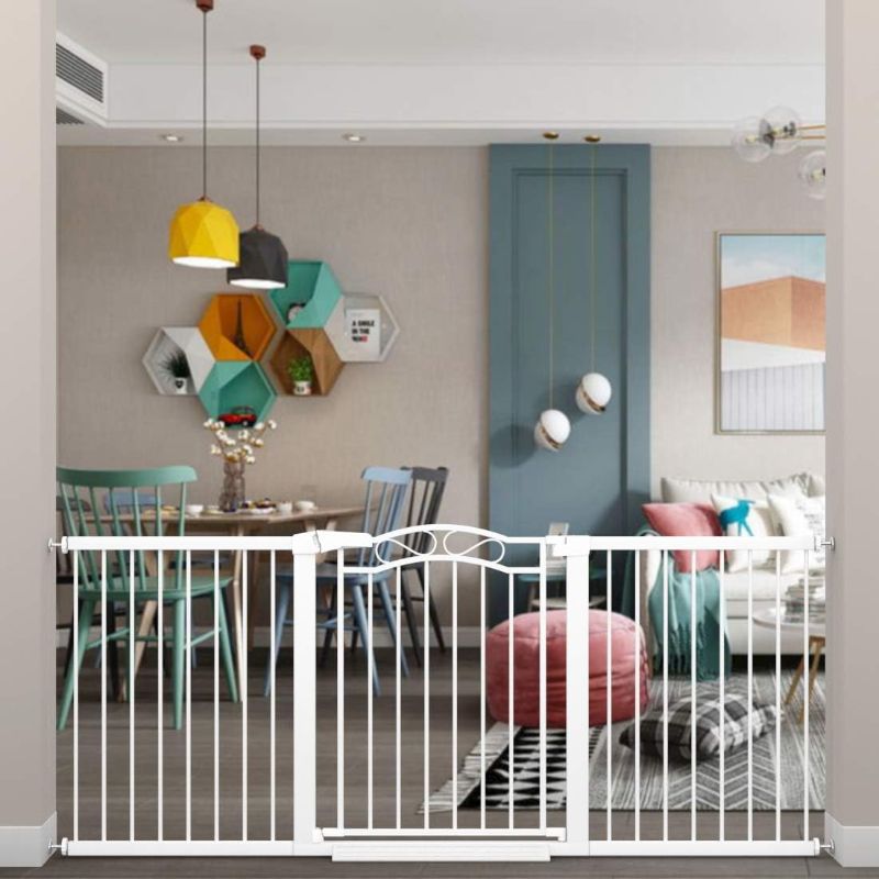 Photo 1 of Fairy Baby Pressure Mounted Gate (White, 70.87"-73.62")