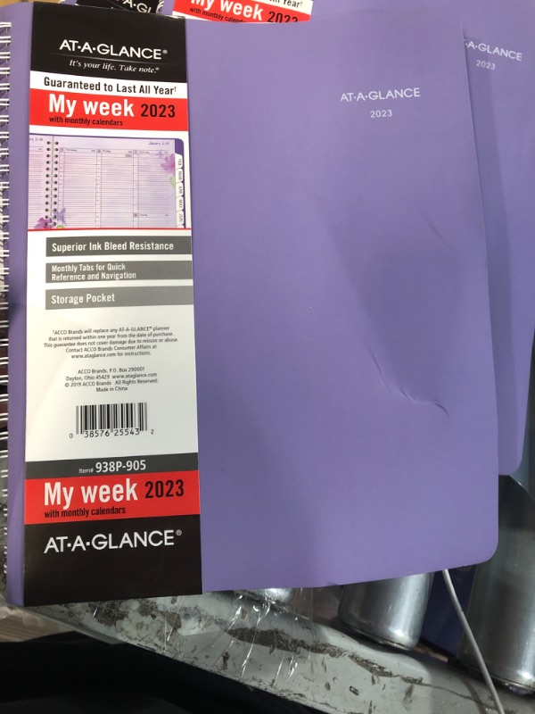 Photo 2 of AT-A-GLANCE 2023 Weekly & Monthly Planner,