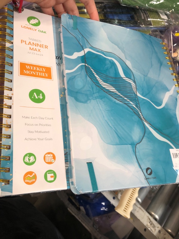 Photo 4 of Academic Teacher Planner 2023-2024 8.5" x 11", A4 Weekly and Monthly Planner **BUNDLE OF 2**