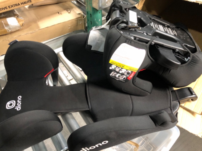 Photo 3 of Diono Cambria 2 XL 2022, Dual Latch Connectors, 2-in-1 Belt Positioning Booster Seat, Black 